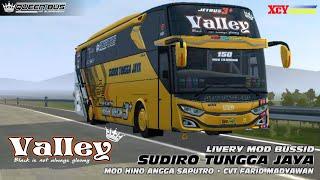 STJ VALLEY • MOD JB3+ HINO CVT FARID MADYAWAN • LIVERY MOD BUSSID