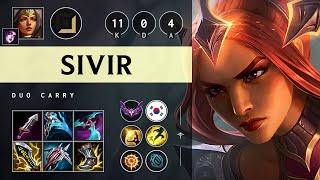 Sivir ADC vs Samira Triple Kill Legendary - KR Master Patch 14.18