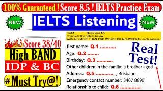 IELTS LISTENING PRACTICE TEST 2024 WITH ANSWERS  09.08.2024