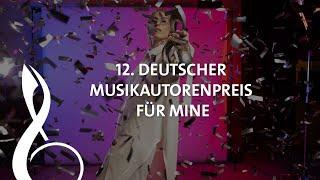 Songwriterin MINE gewinnt den 12. Deutschen Musikautorenpreis