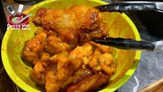 Air Fryer Buffalo Chicken Wings using Frozen Chicken Wings