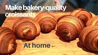 Make bakery-quality croissants at home using plain flour