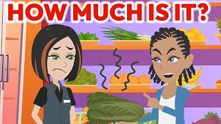 How Many or How Much? - Grocery Store Vocabulary  English Conversation Practice
