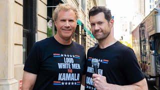 Billy on the Street with Will Ferrell Loud White Men For Kamala Harris