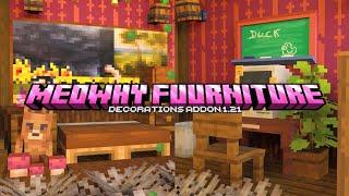 MeoWhen Furniture medieval decoration addon for Minecraft PEBedrock 1.20.80-1.21🪑️