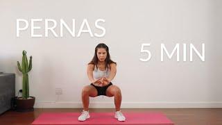 TREINO DE PERNAS SEM EQUIPAMENTO  5 MIN RÁPIDO E EFICIENTE