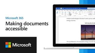 Making documents accessible  Microsoft 365