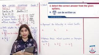 Class 4 - Mathematics - Chapter 3 - Lecture 16 - Exercise 3b-Q#1-7 - Allied Schools