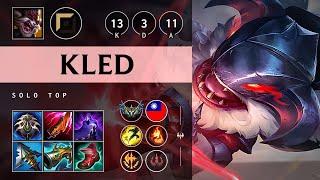 Kled Top vs Garen Dominating - TW Challenger Patch 14.17