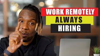 UK & US Companies Always Hiring Work From Home Jobs Remote With Great Pay