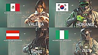 Warzone 2 - Operators Speak their Native Languages