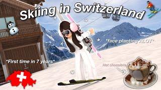 Going Skiing for the FIRST time in Switzerland  Bloxburg Roleplay  wvoices