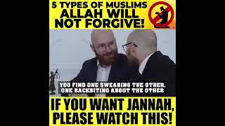 Five types of muslims that Allah will not forgive motivational video Allah #ai #islam #allah