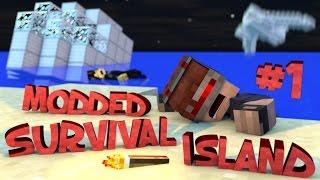 Survival Island Modded - Minecraft The Storm Part 1 STORY