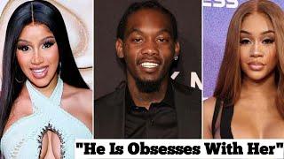 Cardi B Exposes Offsets Obsession With Her Enemy Saweetie Revealing Thats Why She Divorced Him.