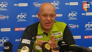 Emotional Michael van Gerwen FIRES BACK after beating Luke Littler He is not unstoppable