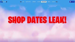 Fortnite Item Shop Return Dates were Leaked..