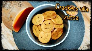 CRACKERS ALLA ZUCCA   Ricetta di Halloween 