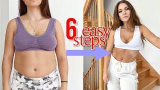 How To Lose Your Belly Pooch In 6 Easy Steps  How To ACTUALLY Get A Flat Stomach 