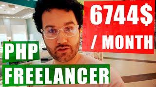 How i earned 6744$ per month. Freelancer software developer phplaravelvue.js