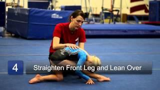 How to Do the Splits for Beginner Gymnasts  Beginning Gymnastics