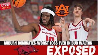 Auburn exposes Arkansas Razorbacks Basketball