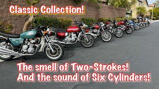 Vintage Motorcycle Collection The smell of Two-Strokes and sound of Six Cylinders Take the tour