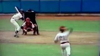 Mickey Rivers Legs Out Triple Vs Boston Red Sox