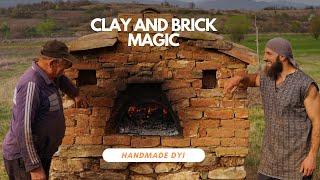 Building a Traditional Oven with Clay and Bricks with My Grandfather