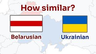 How similar are Ukrainian and Belarusian?  POL UKR BEL SUBTITLES