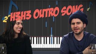 H3H3 Productions Outro Theme – Echorobot  Synthesia Piano Tutorial Kojocrash