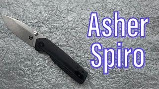 Asher Knives Spiro Budget Titanium Framelock