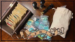 ASMR Unboxing No Talking - Wax Seal Kit from Kalêndar and Making Manifestation Envelopes