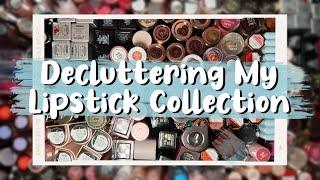 Reorganizing & Decluttering My Lipstick Collection + lots of swatches  Julia Adams