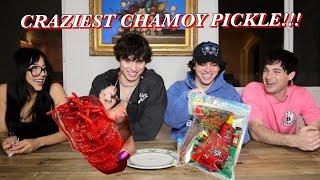 TRYING THE VIRAL CHAMOY PICKLE FROM TIKTOK