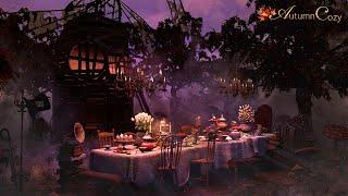  TEA PARTY AMBIENCE Tea Pouring Sugar Cubes Night Ambient Sounds Chimes