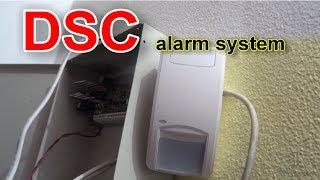 How to install simple home alarm system DSC 510 DSC 550 motion door contact etc.