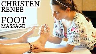 Swedish Foot Massage Therapy Full Body Massage Series Relaxing Music & ASMR Soft Voice