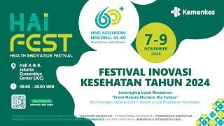 Festival Inovasi Kesehatan tahun 2024 HALL A