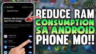 REDUCE Your Phone RAM CONSUMPTION Using This Methods - Dapat Alam Mo To