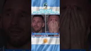 MESSI MENANGIS ARGENTINA JUARA