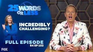 Incredibly Challenging?  25 Words or Less Game Show - Full Episode Colton Dunn vs Carson Kressley