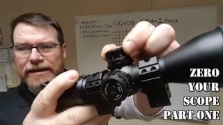 How to Zero a Rifle Scope  Beginners Guide Part One-Classroom Phase