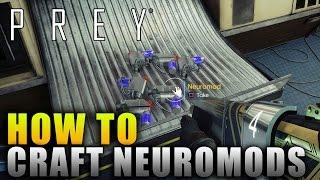Prey How To Craft Neuromods - Prey Neuromod Fabrication Plan Location Neuromod Blueprint