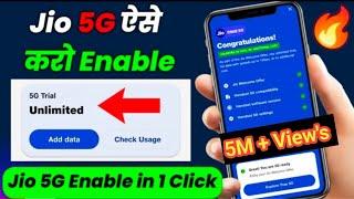 How to Enable 5G Setting on Your 5G Compatible Mobile Android  Jio  Latest Update  5G