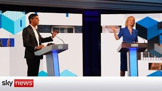 Conservative leadership race Snap poll puts Rishi Sunak and Liz Truss level