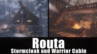 Skyrim Mods - Routa Stormcloak and Warrior Cabin 4kHD