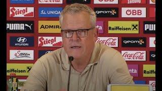 Janne Andersson Trainer Schweden- die Pressekonferenz nach EM Quali-Niederlage gegen Österreich