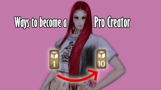 Ways to become a Pro IMVU Creator