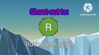 Shout-out to @Ruth Demaggio